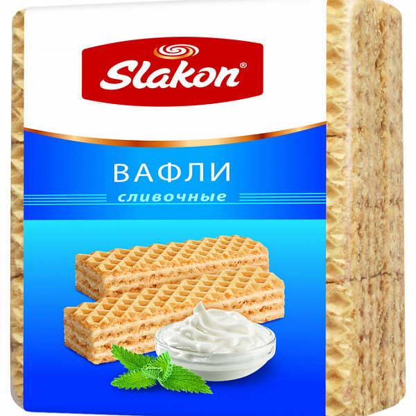 Вафли СЛАКОН 300 гр. Со сливочным вкусом