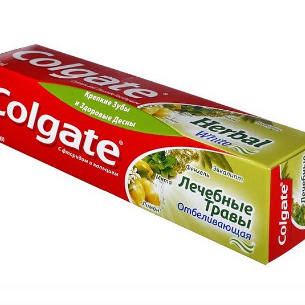 Зубная паста COLGATE 100 мл. Лечебные травы Отбеливающая