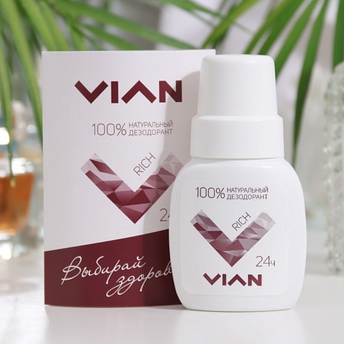 Дезодорант VIAN 50 мл. Rich Натуральный Концентрированный Шариковый