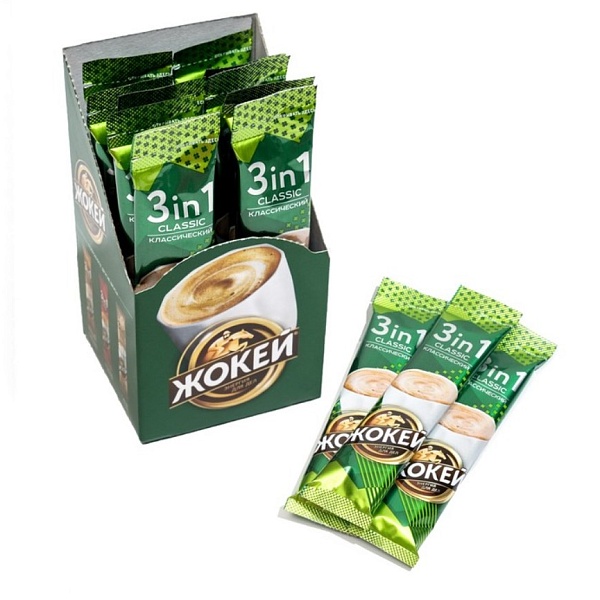 Кофе ЖОКЕЙ 12 гр. 3в1 Классический