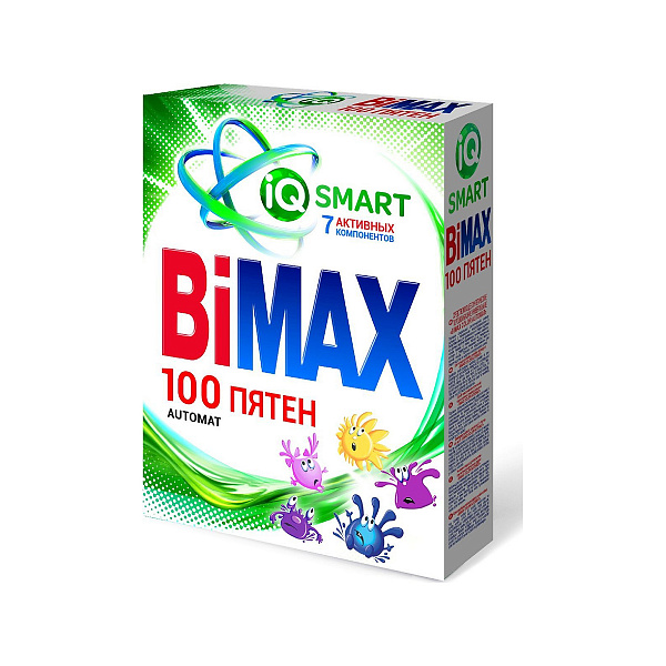 Стиральный порошок BIMAX 400 гр. Compact 100 пятен