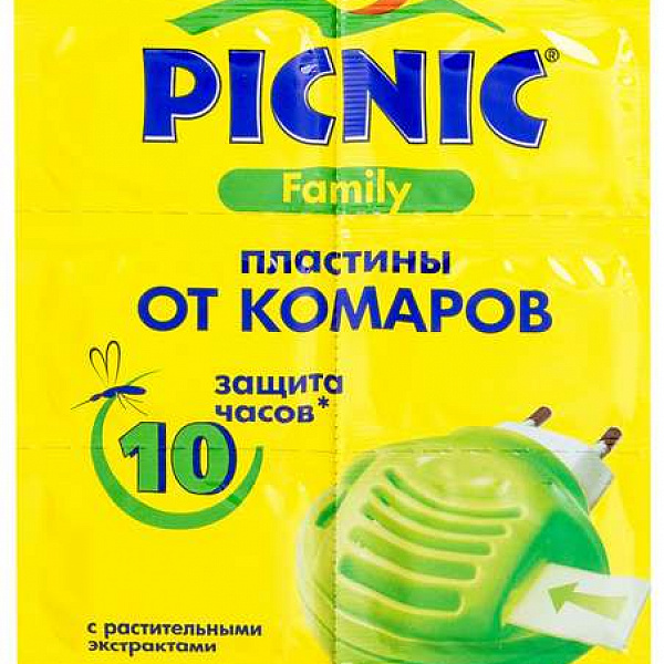 Пластины от комаров 10 шт.