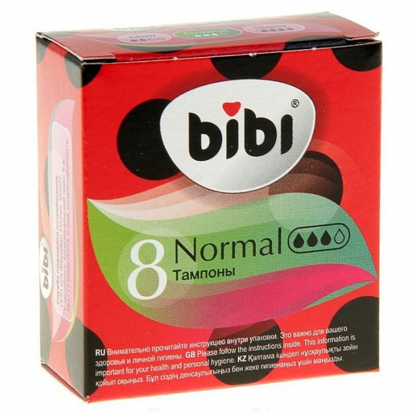 Тампоны "BiBi", Normal 1/8шт, шт