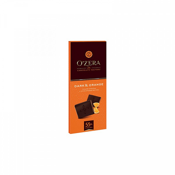Шоколад OZera Dark & Orange 55% 90 гр.
